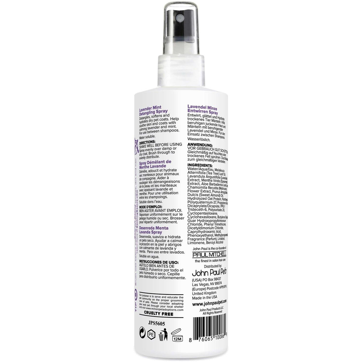 Lavender Mint Detangling Spray O660