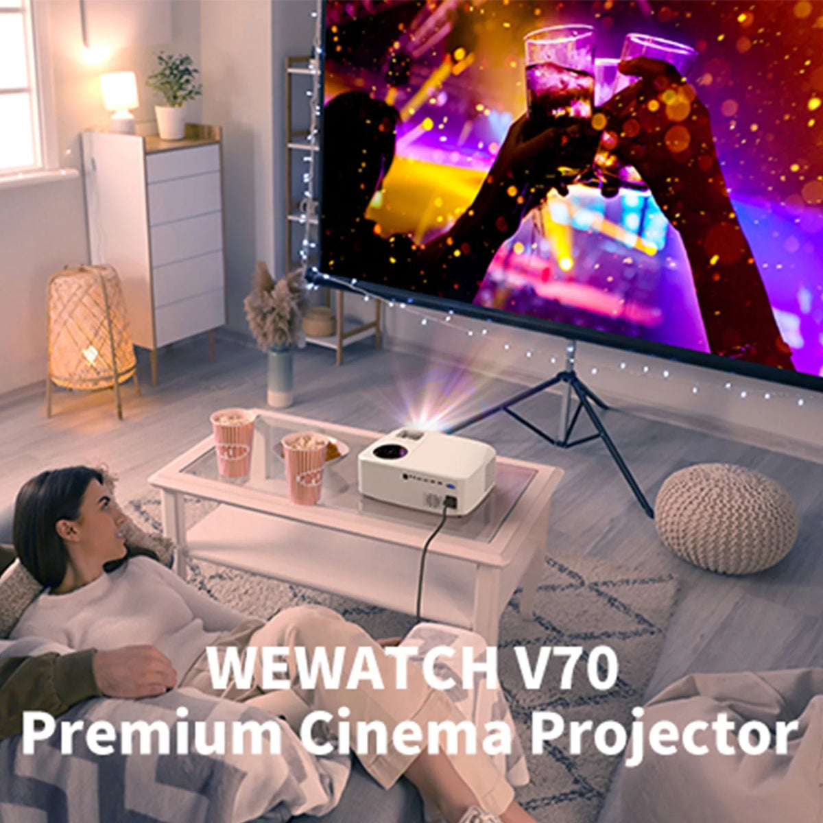 Full HD 1080P 4K Movie Projector 5G WiFi Bluetooth M61789