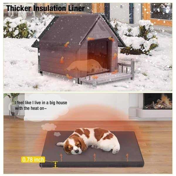 Insulated Large Dog House with Liner V992142