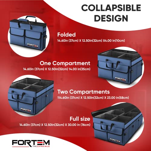 Collapsible Multi Compartment Car Trunk Organizer R27397