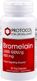 500mg Bromelain Digestive Enzyme 90 Veg Capsules W22470