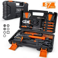 57 Pcs Black Hand Tool Set with Storage Case T16930