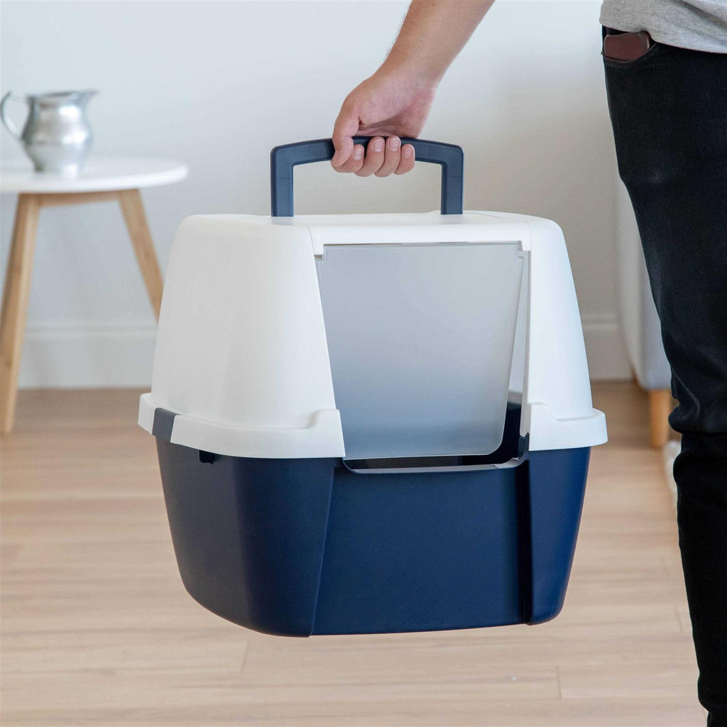 Hooded Cat Litter Box with Scoop L937