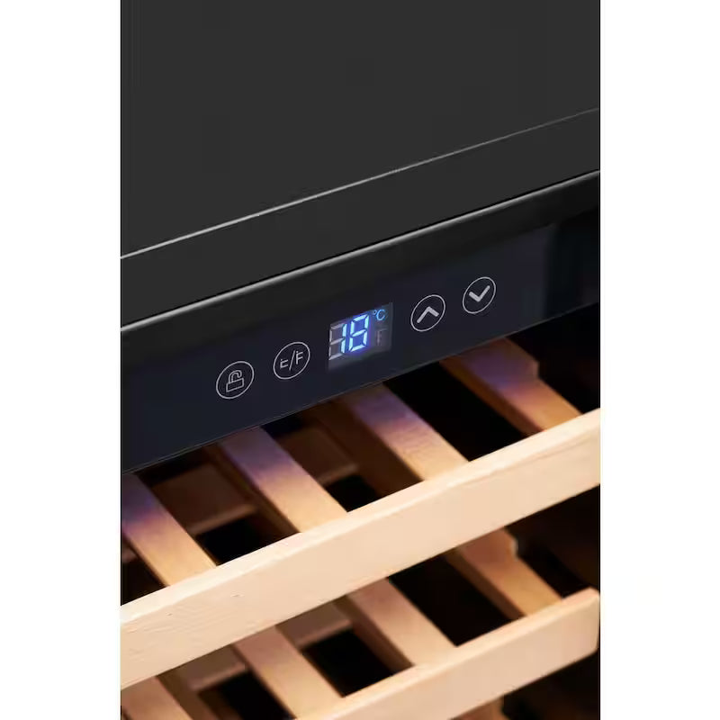 24 in. Built-in 27-Bottle Wine and 60-Can Beverage Cooler in Stainless Steel R875713