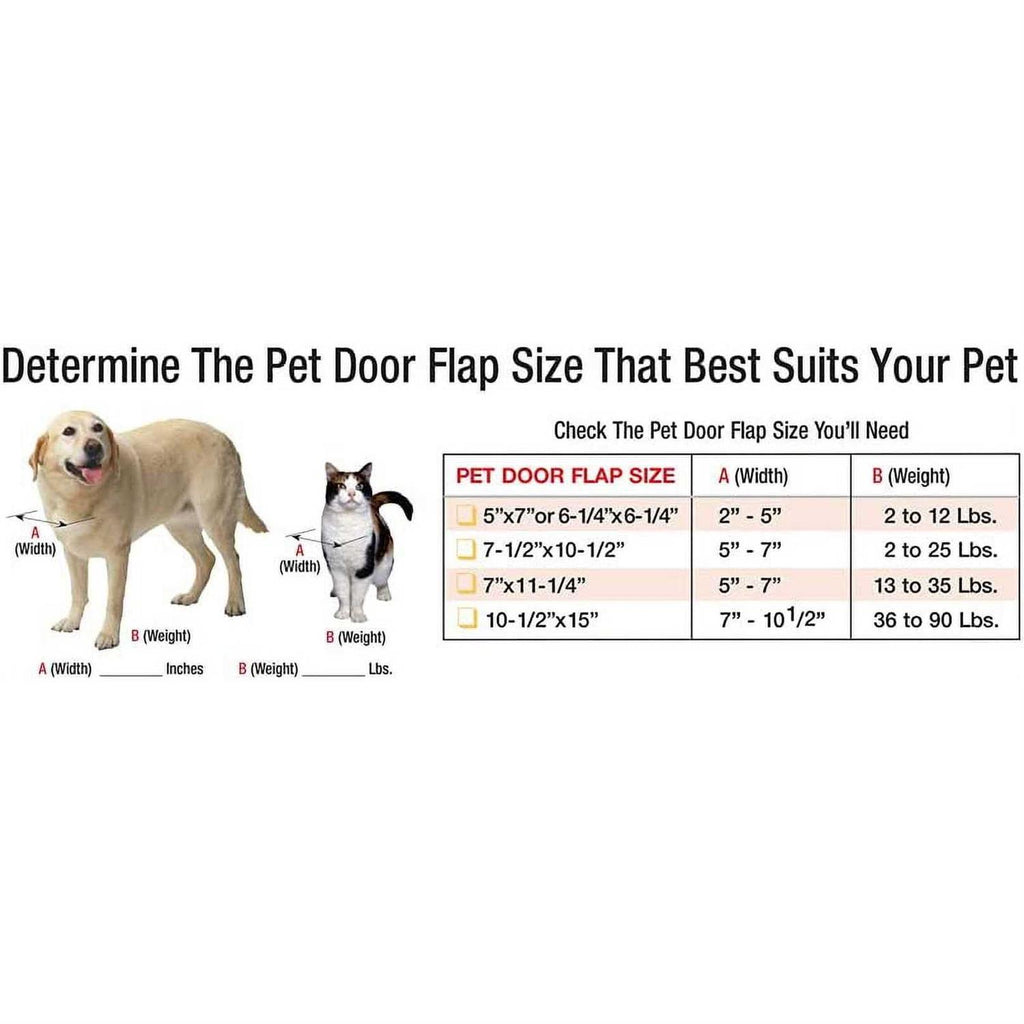 Aluminum Sash Pet Door I297