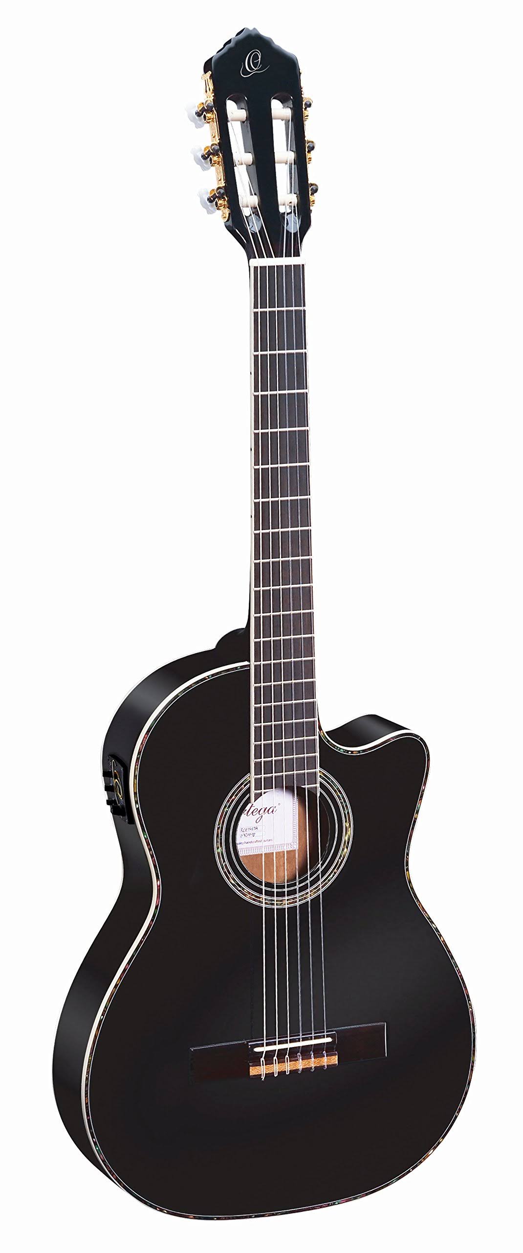 Black Thinline Acoustic-Electric Nylon Guitar U339329