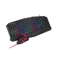 RGB LED Backlit Gaming Mouse Keyboard Combo V253