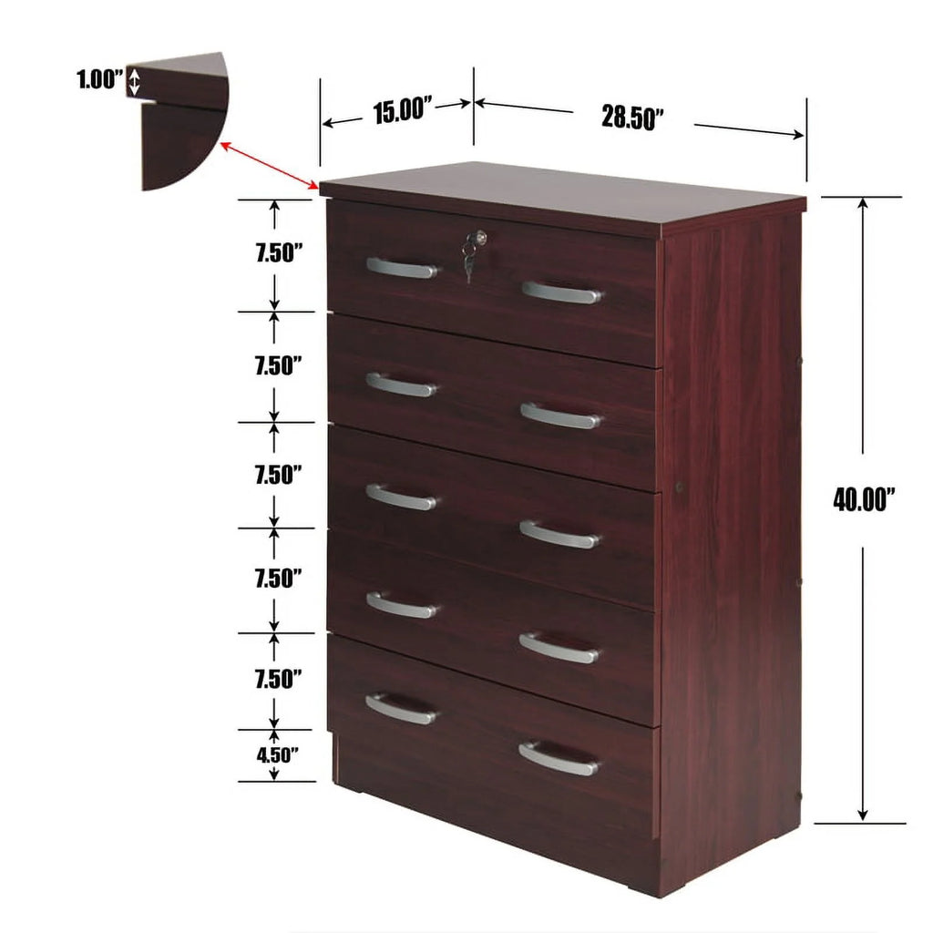 Mahogany Dresser & Nightstand Set X65237