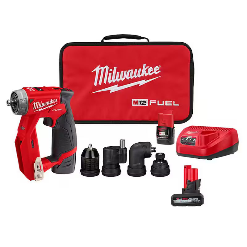 12V Lithium-Ion Brushless Cordless 4-in-1 3/8 in. Drill Driver Kit W807337