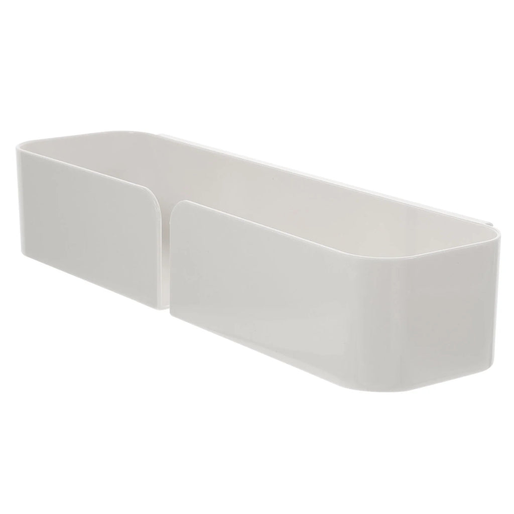 Wicker Bead Desktop Storage Box White X424523