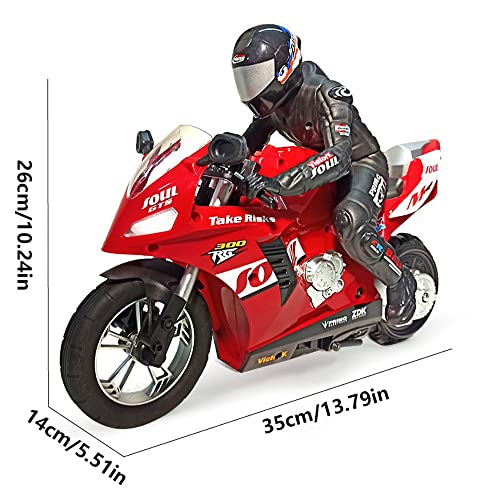 Remote Control Motorcycle 1/6 Scale Self Balancing D6433