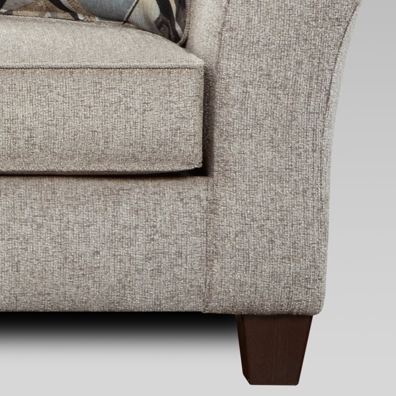 Fabric Pillowback Loveseat D84230