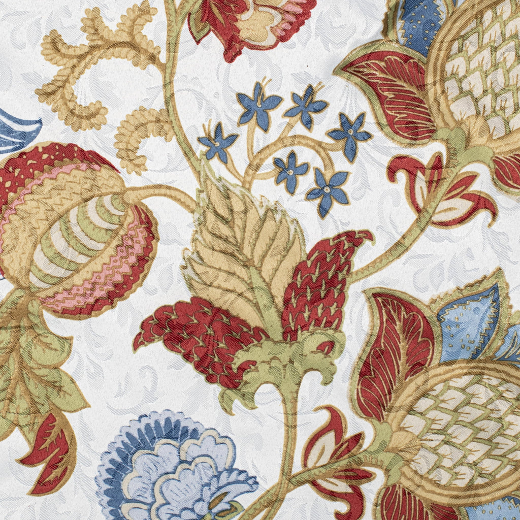 Multicolor Jacquard Pinch Pleat Curtain Panels S53501