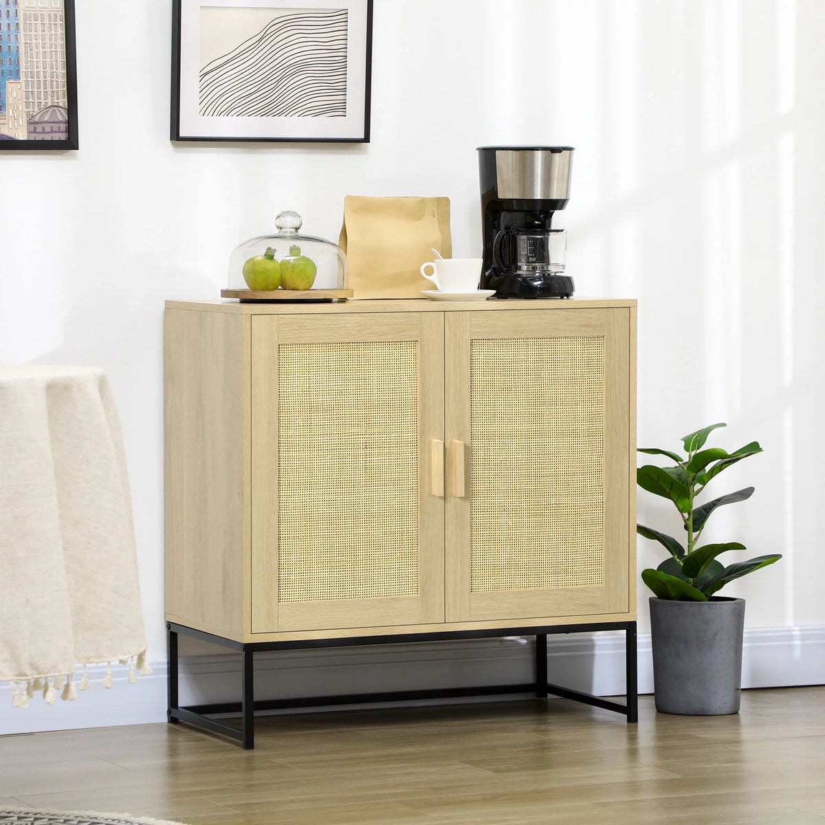 Natural Rattan Storage Sideboard N994347