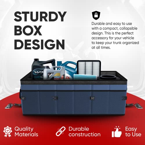 Collapsible Multi Compartment Car Trunk Organizer R27397