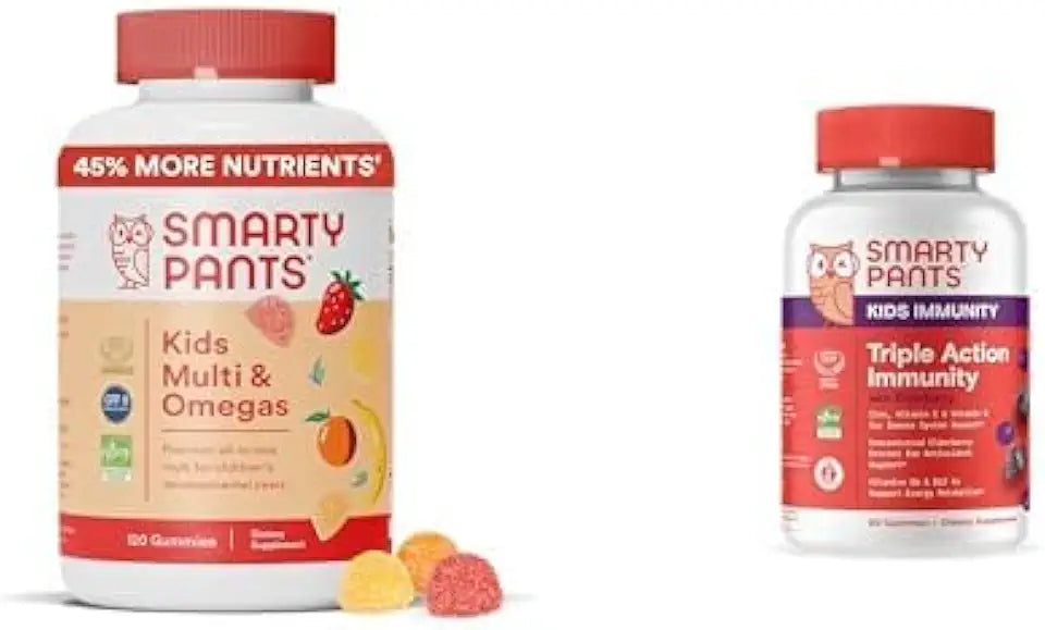 Kids Multivitamin Gummies and Elderberry Gummies Bundle X9844