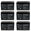 12V 9AH SLA Battery 6 Pack I50216