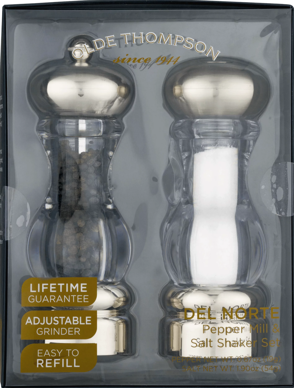 Acrylic Salt and Pepper Mill Set C68170