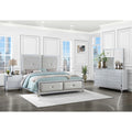 4-piece Modern Wood Tufted Eastern King Bedroom Set A837944