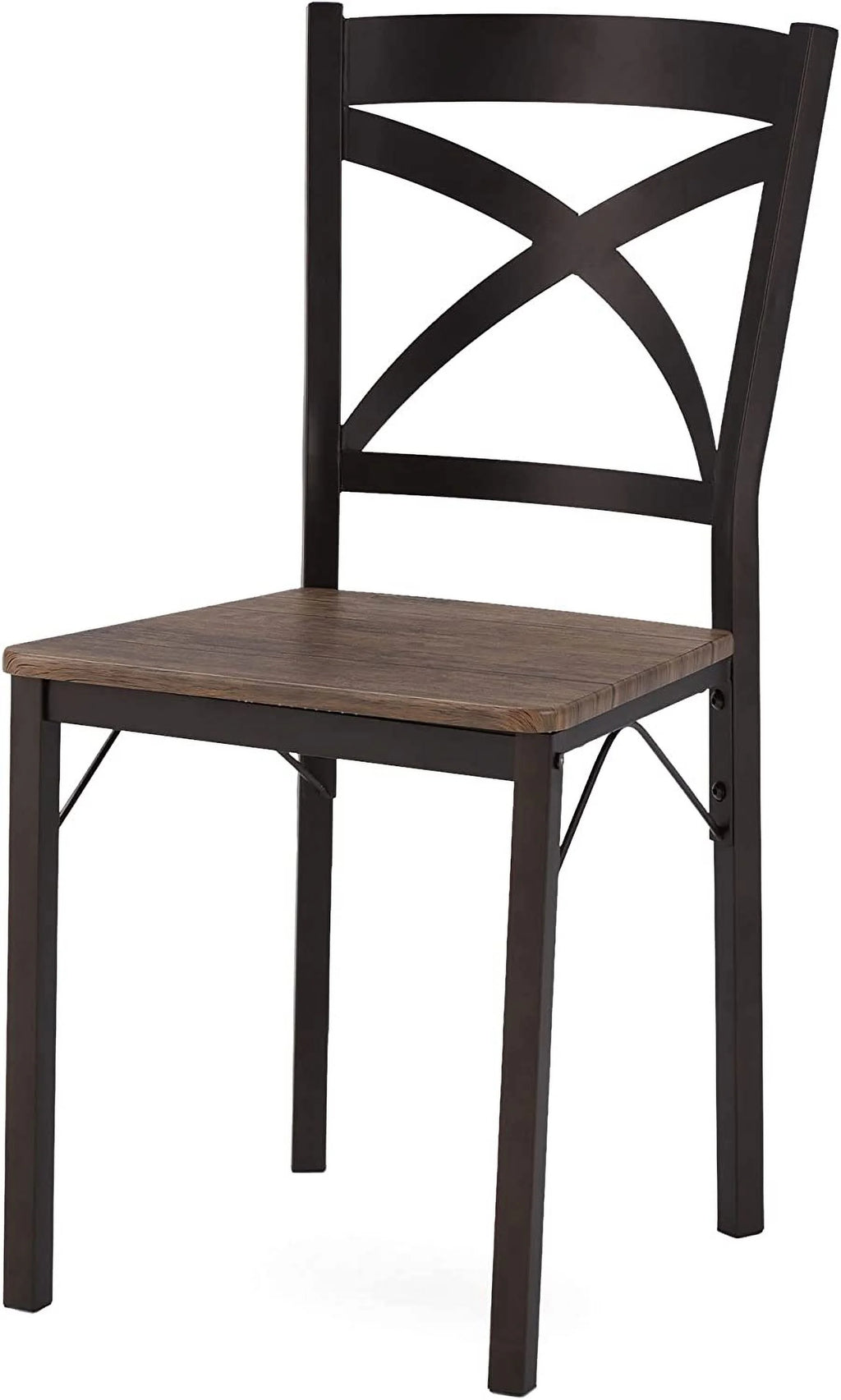 5 Piece Industrial Style Metal Frame Dining Table and Chairs Set P994401