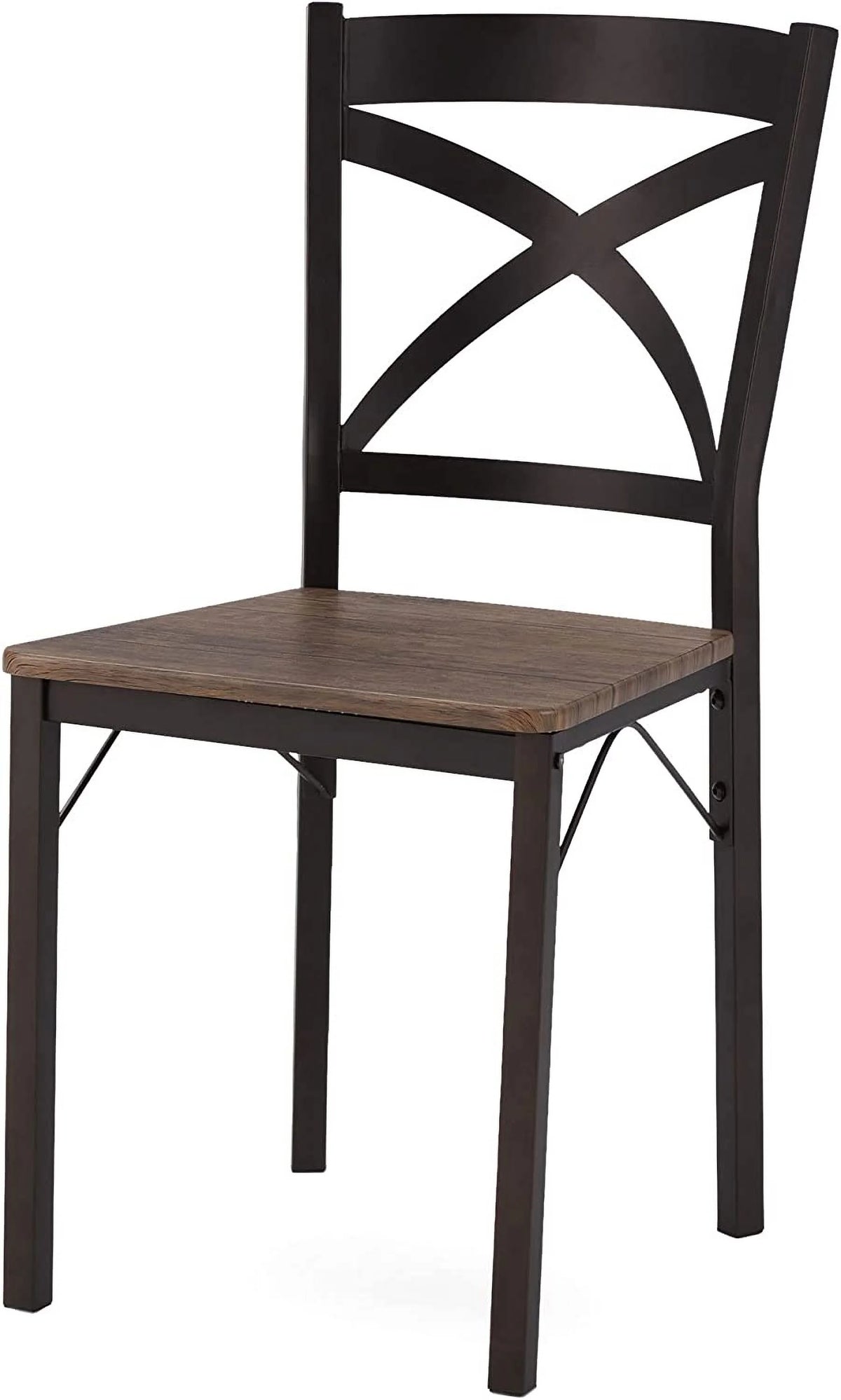 5 Piece Industrial Style Metal Frame Dining Table and Chairs Set P994401