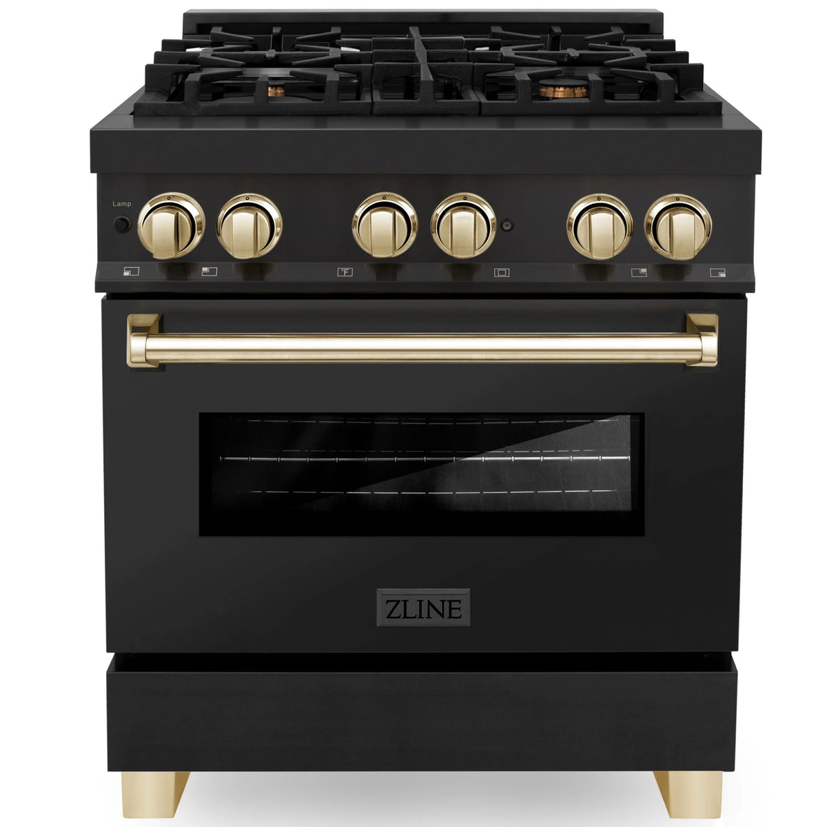 30 4.0 cu. ft. Dual Fuel Range Black Stainless Steel G61027