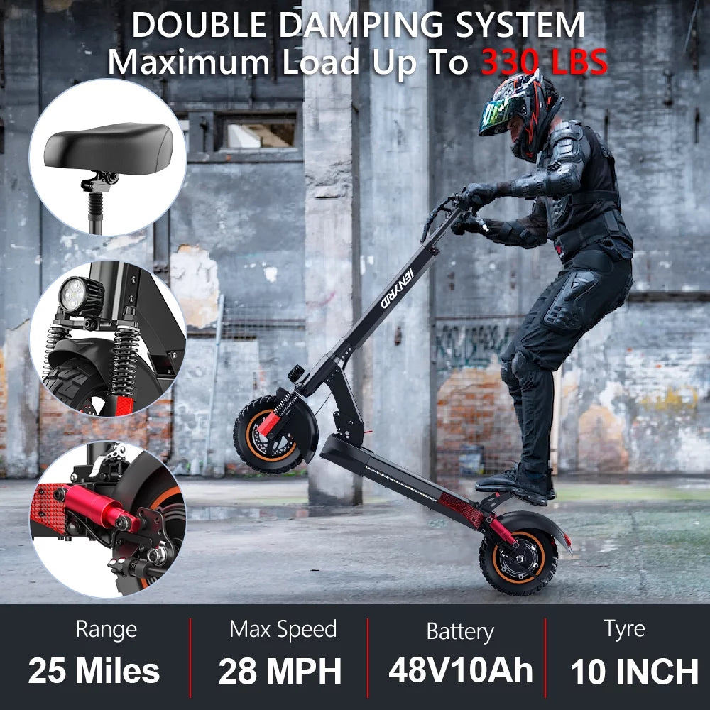 700W Folding Electric Scooter with Seat B80076