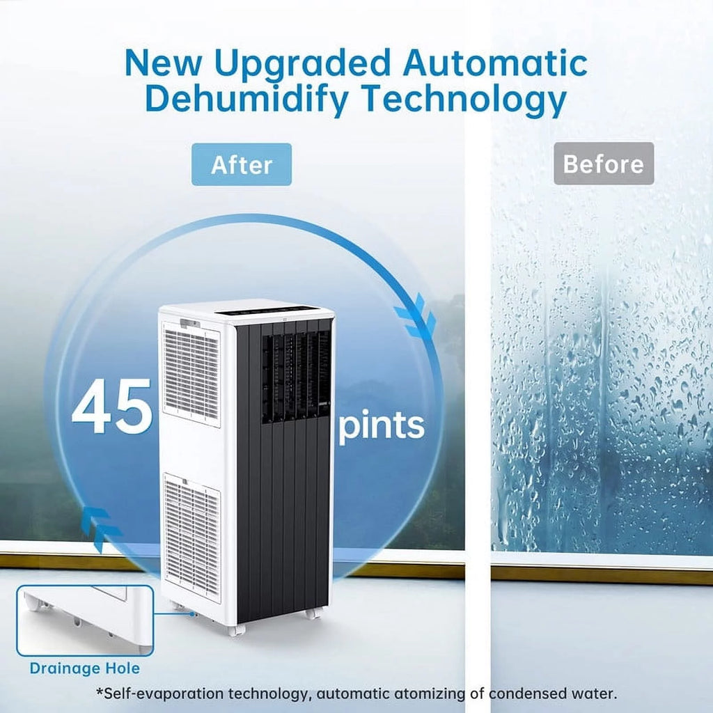 Portable Air Conditioner 5000BTU Black H47096