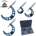 Outside Micrometer Set 0-4" 0.0001" Precision Machinist L256