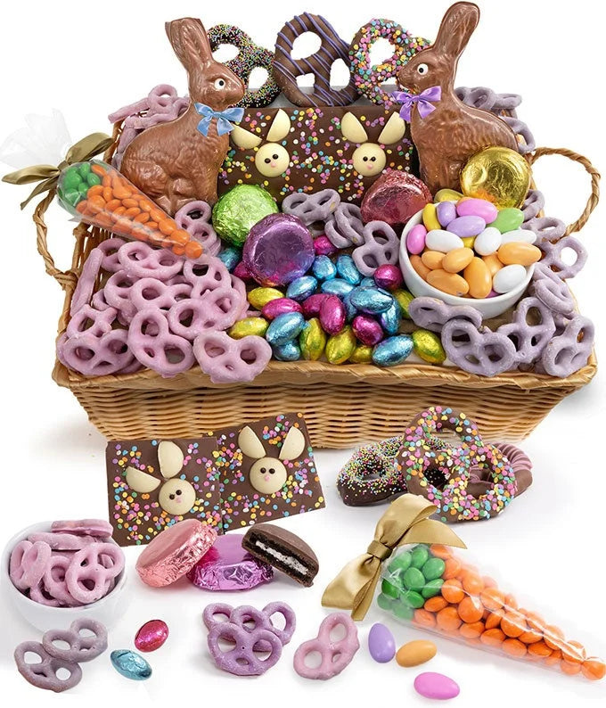 Easter Candy and Chocolate Treats Basket U96312