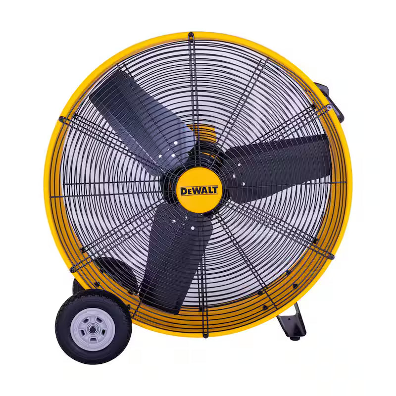 Yellow 3 Speed Drum Fan W216958