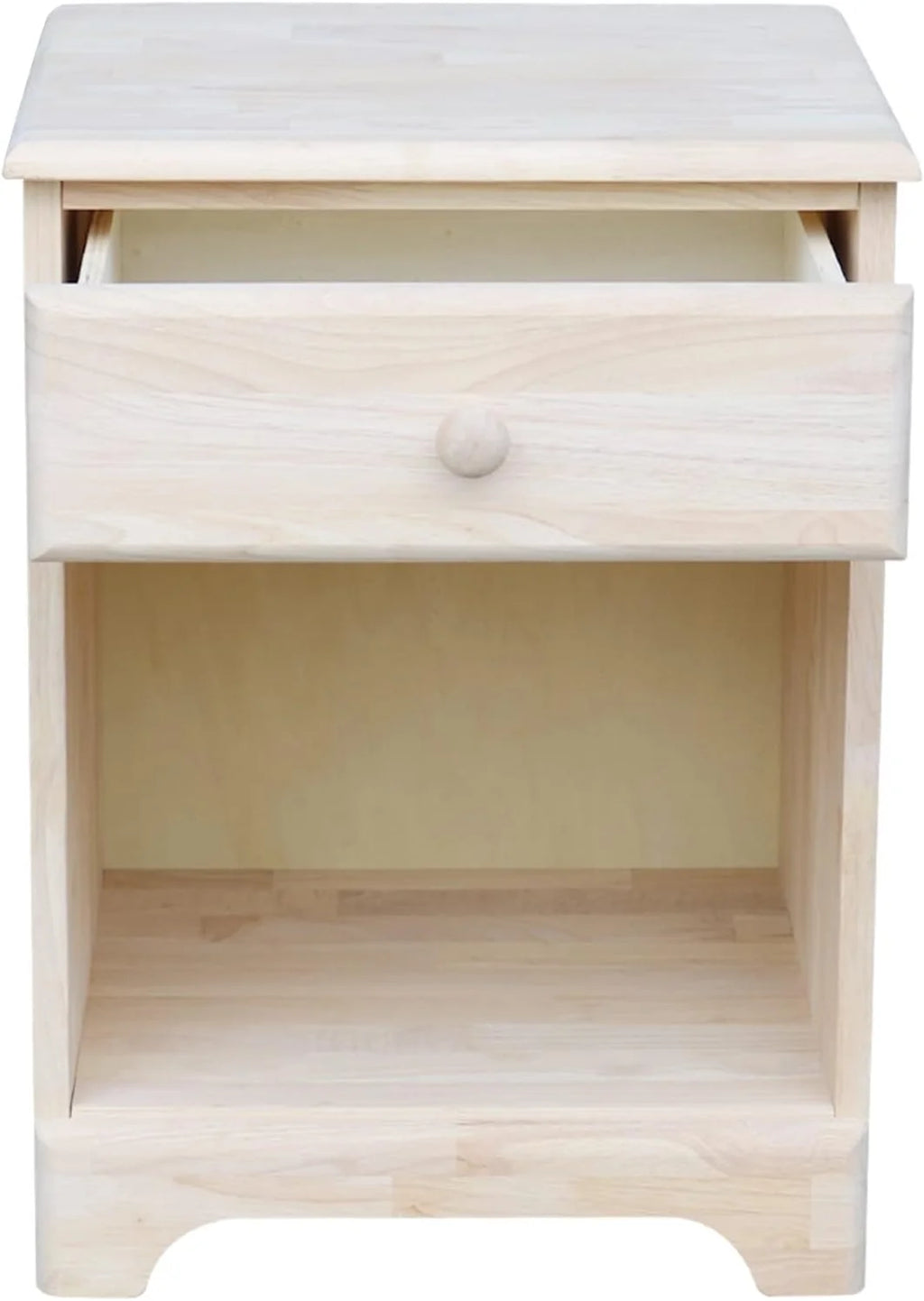 Night Stand with One Drawer Unfinished A94206