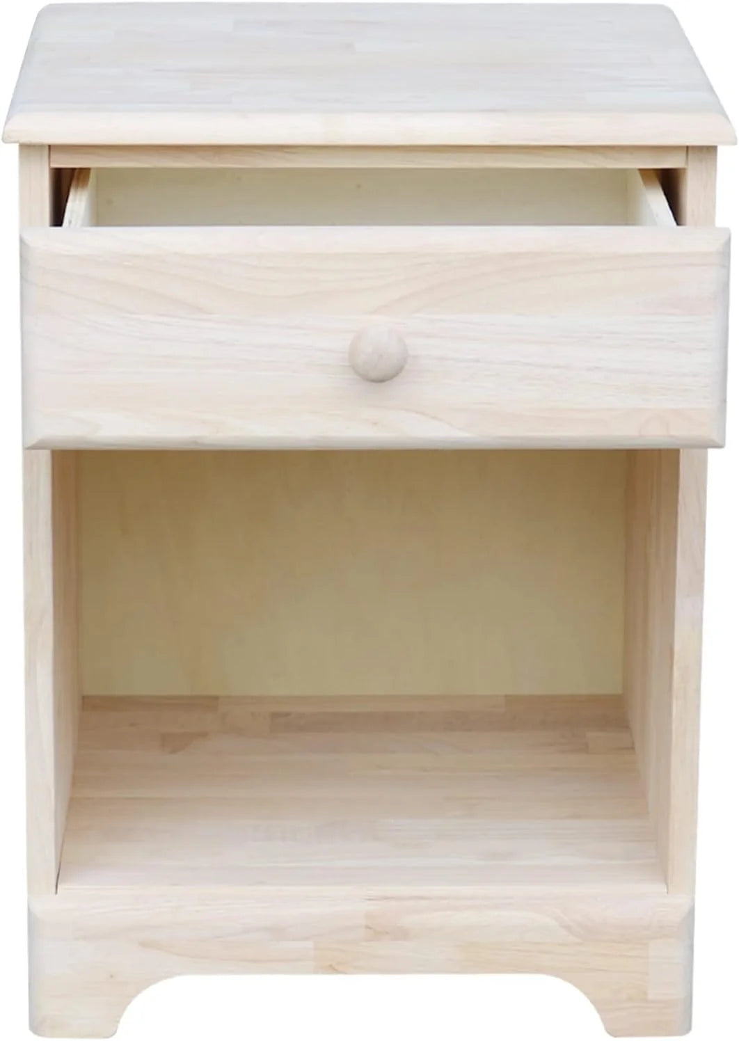 Night Stand with One Drawer Unfinished A94206