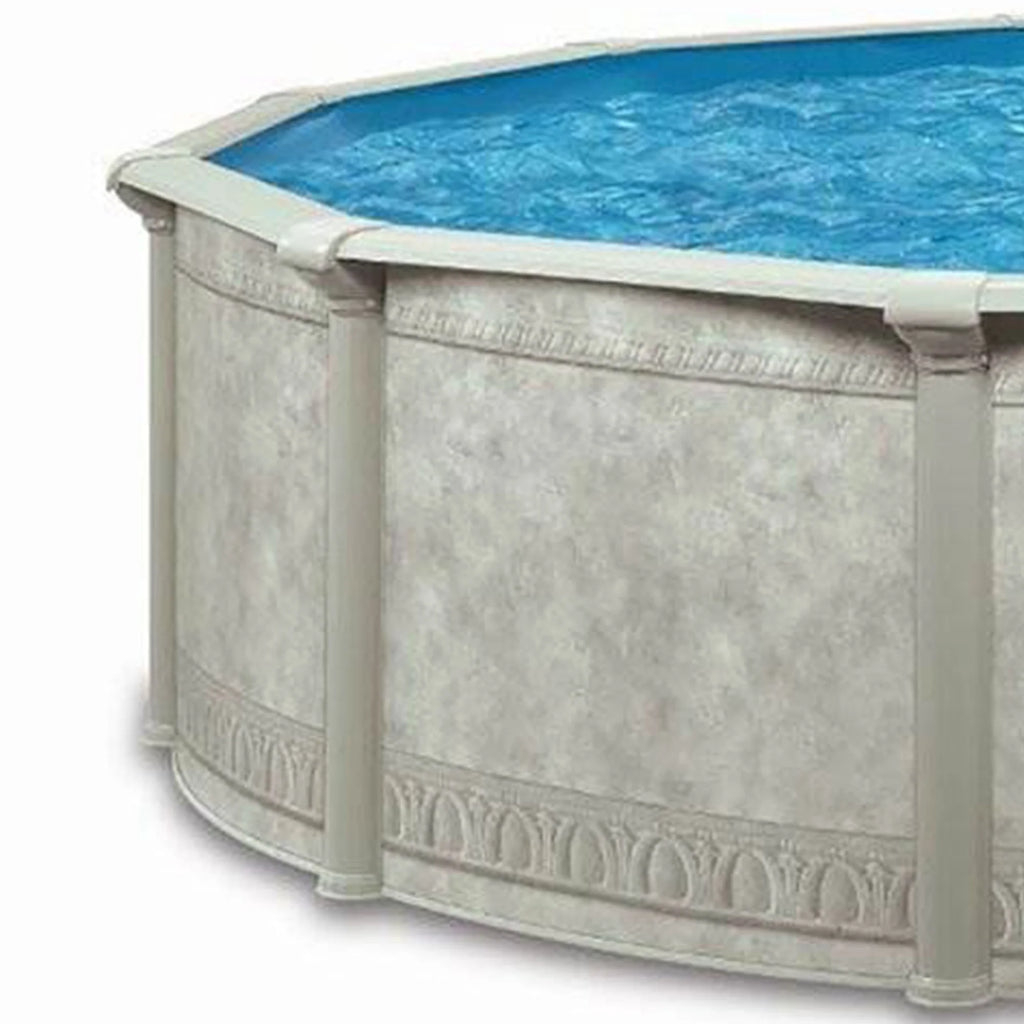 Khaki Round Above Ground Swimming Pool E3272