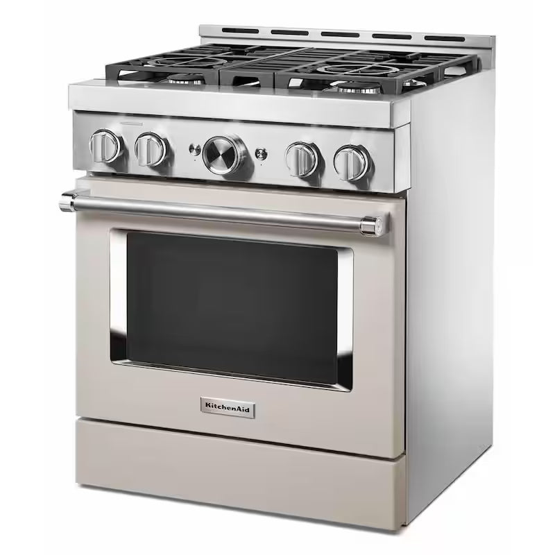 30 in. 4.1 cu. ft. Smart Gas Range with Self-Cleaning and True Convection L353