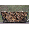Slanted Firewood Log Rack with Kindling Kit F607