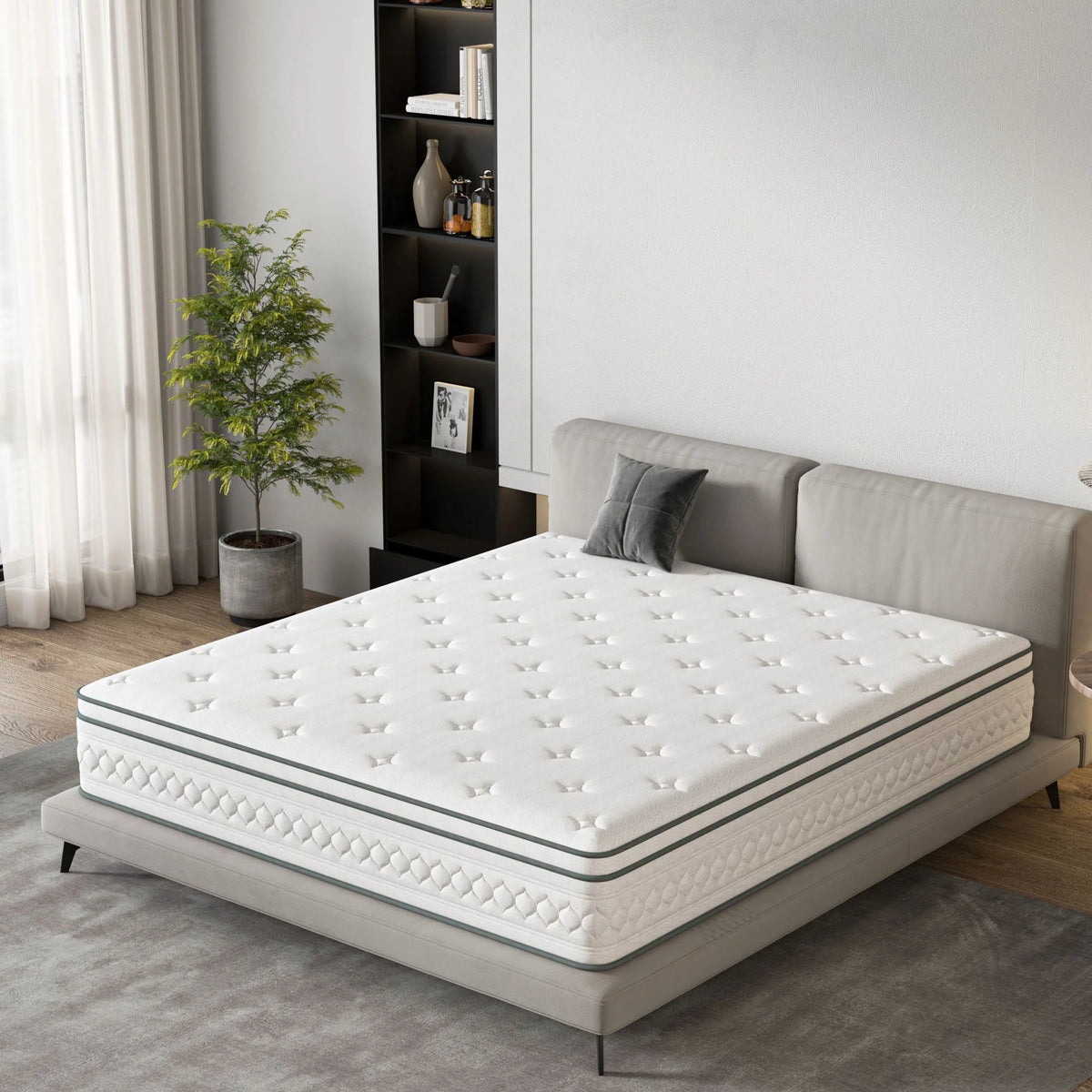 12 Inch Medium Firm Memory Foam Hybrid Mattress H516