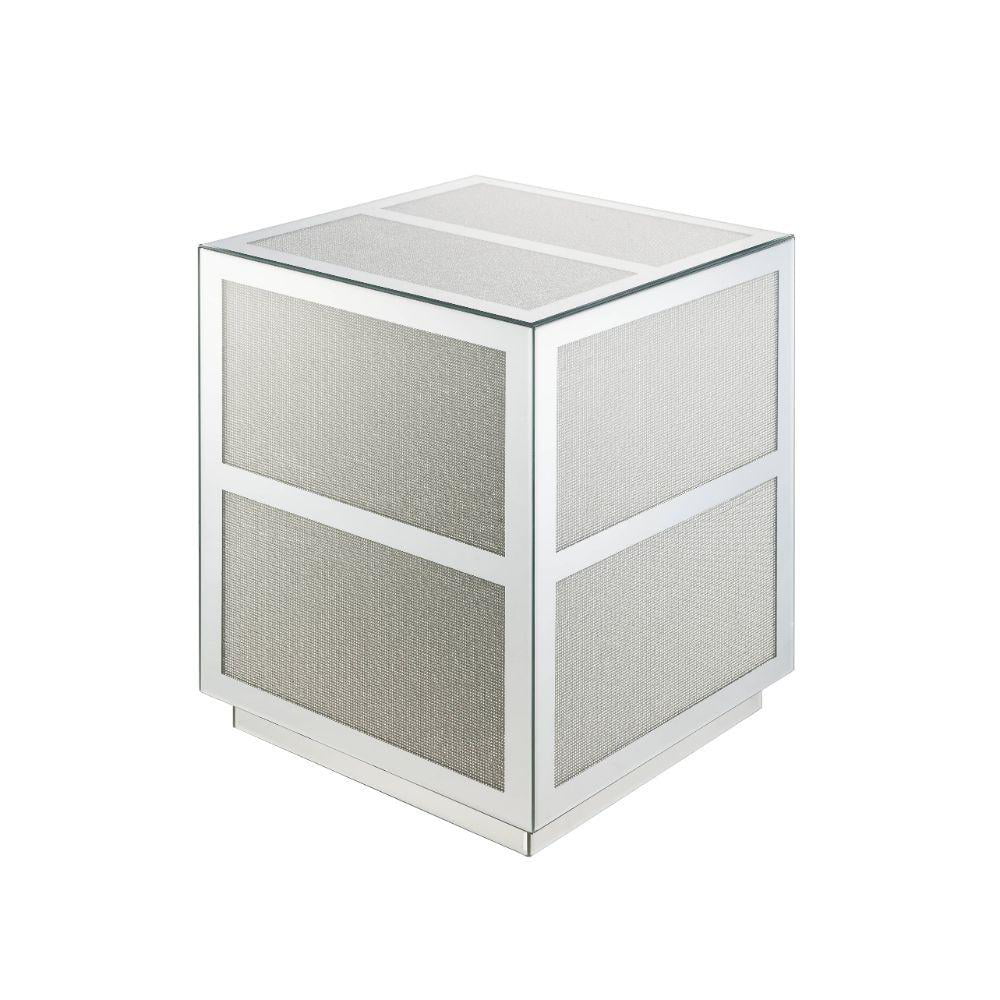 Mirrored Coffee Table + 2 End Tables R8356