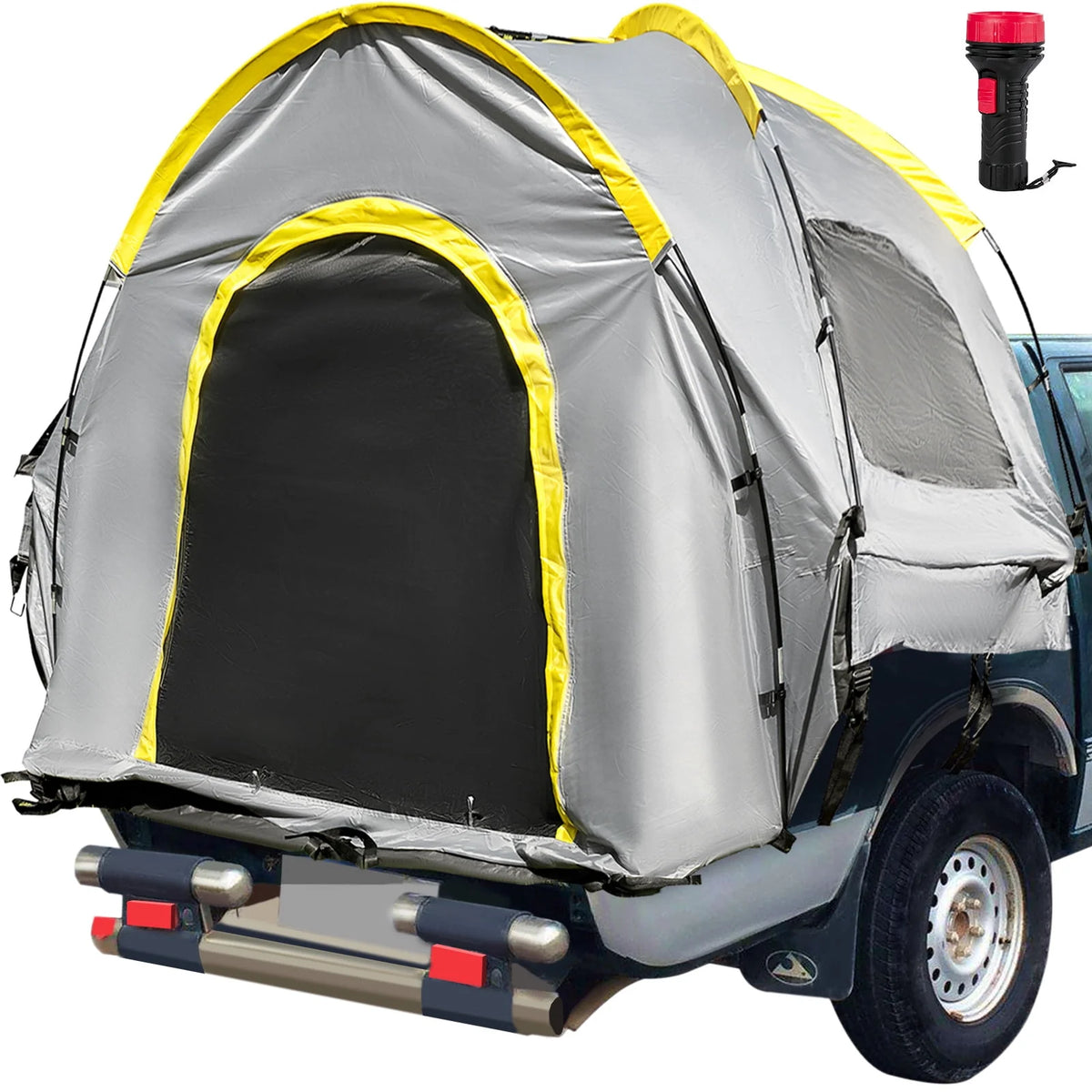 6.4-6.7' Waterproof 2-Person Truck Bed Tent with 2 Mesh Windows S963689