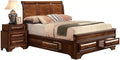 Brown Cherry 3Pcs King Bedroom Set N463291