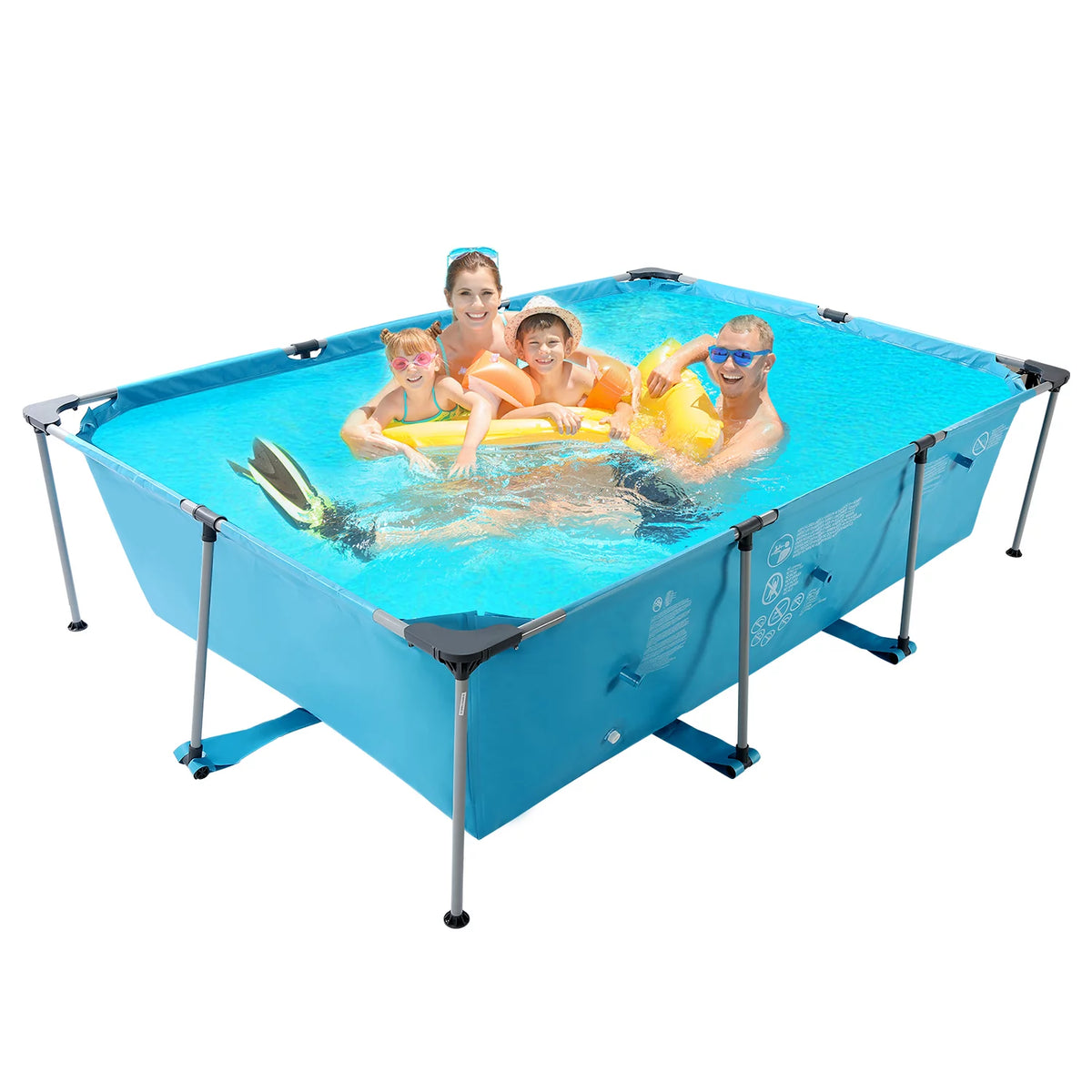 10 ft Above Ground Rectangular Frame Swimming Pool X605