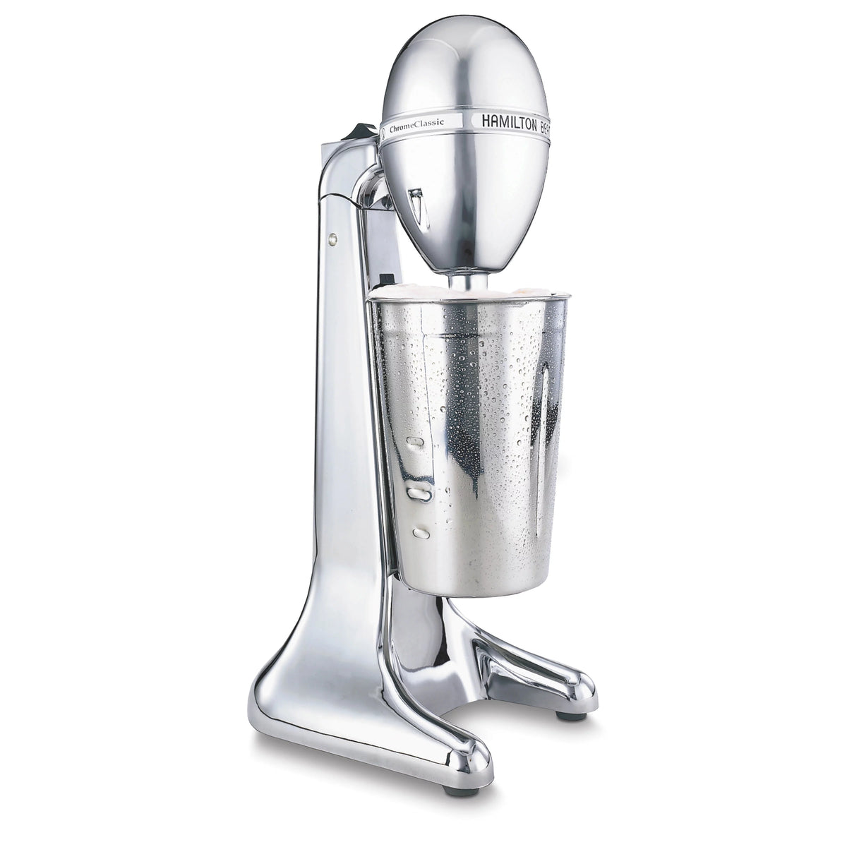 Chrome Drink Mixer and Milk Shake Maker, 2 Speeds, 28 oz Stainless Steel Cup K428