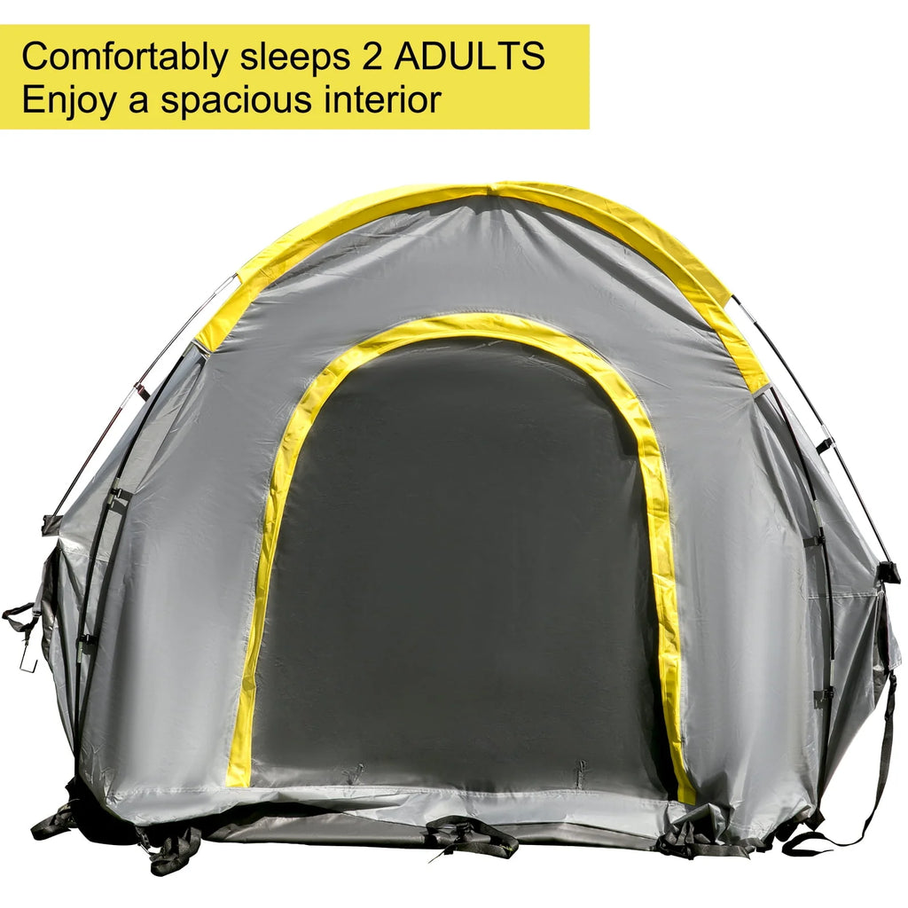 6.4-6.7' Waterproof 2-Person Truck Bed Tent with 2 Mesh Windows S963689