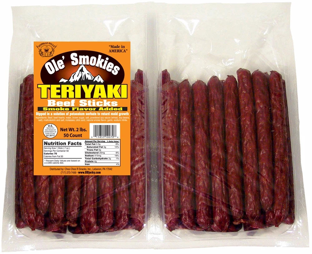 Teriyaki Beef Sticks Y9749