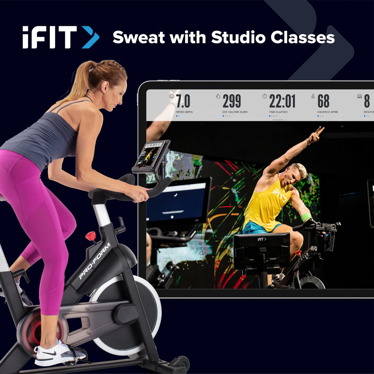 Exercise Bike with Dumbbell Set F2010