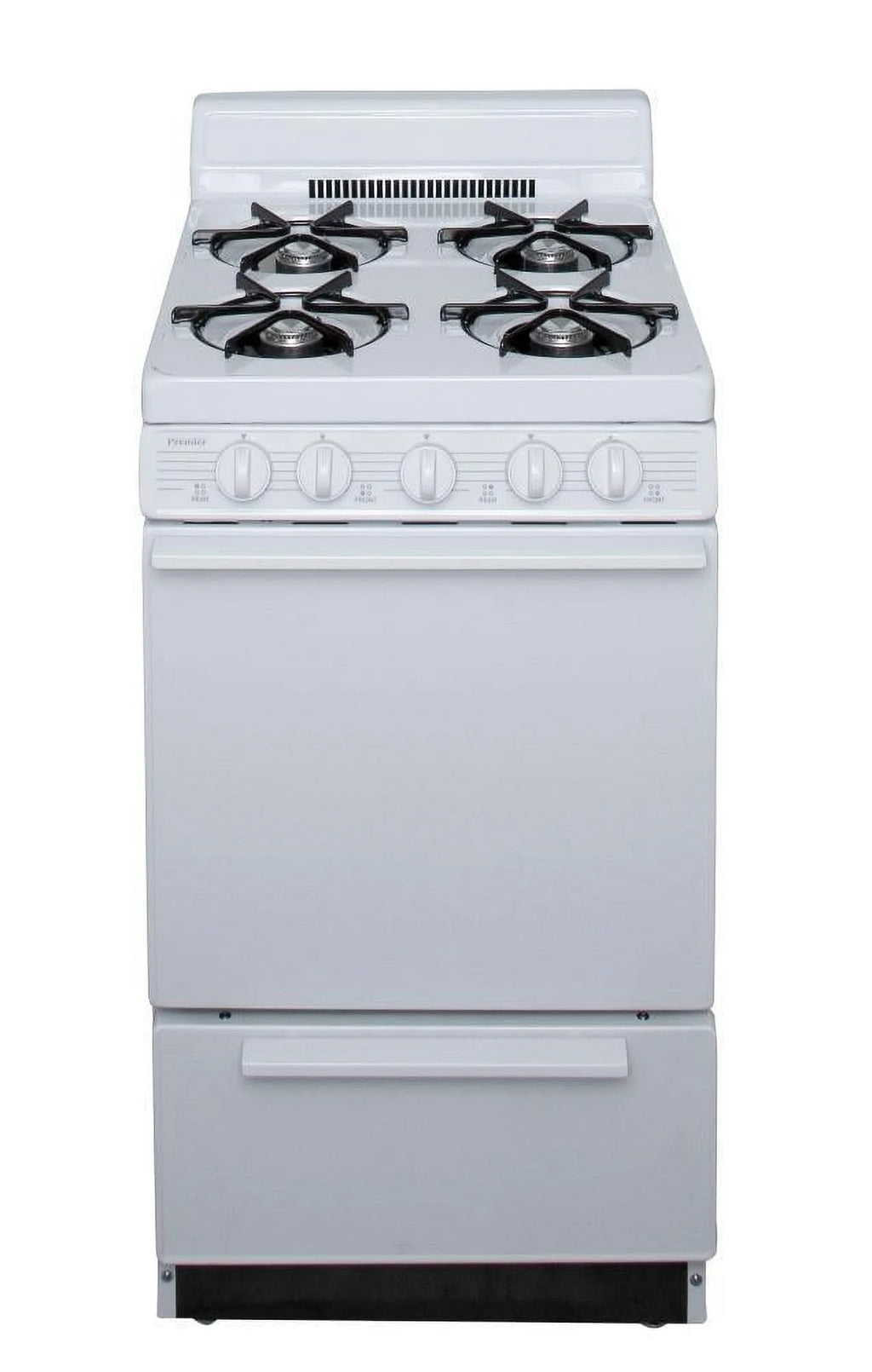 20" Free Standing Gas Range White M112028