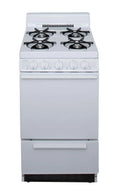 20" Free Standing Gas Range White M112028