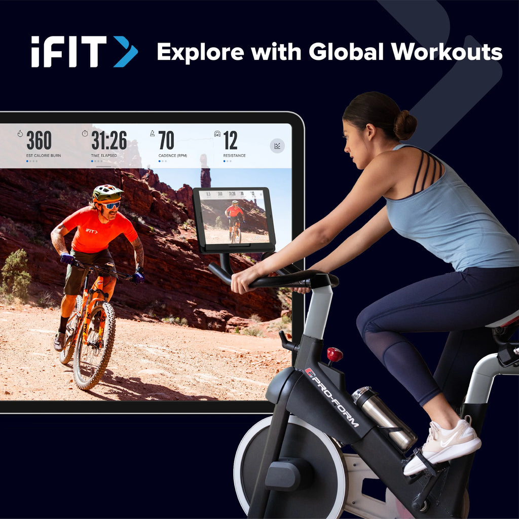 Exercise Bike with Dumbbell Set F2010
