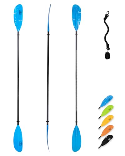 Adjustable Fishing Kayak Paddle with Paddle Leash Y83482