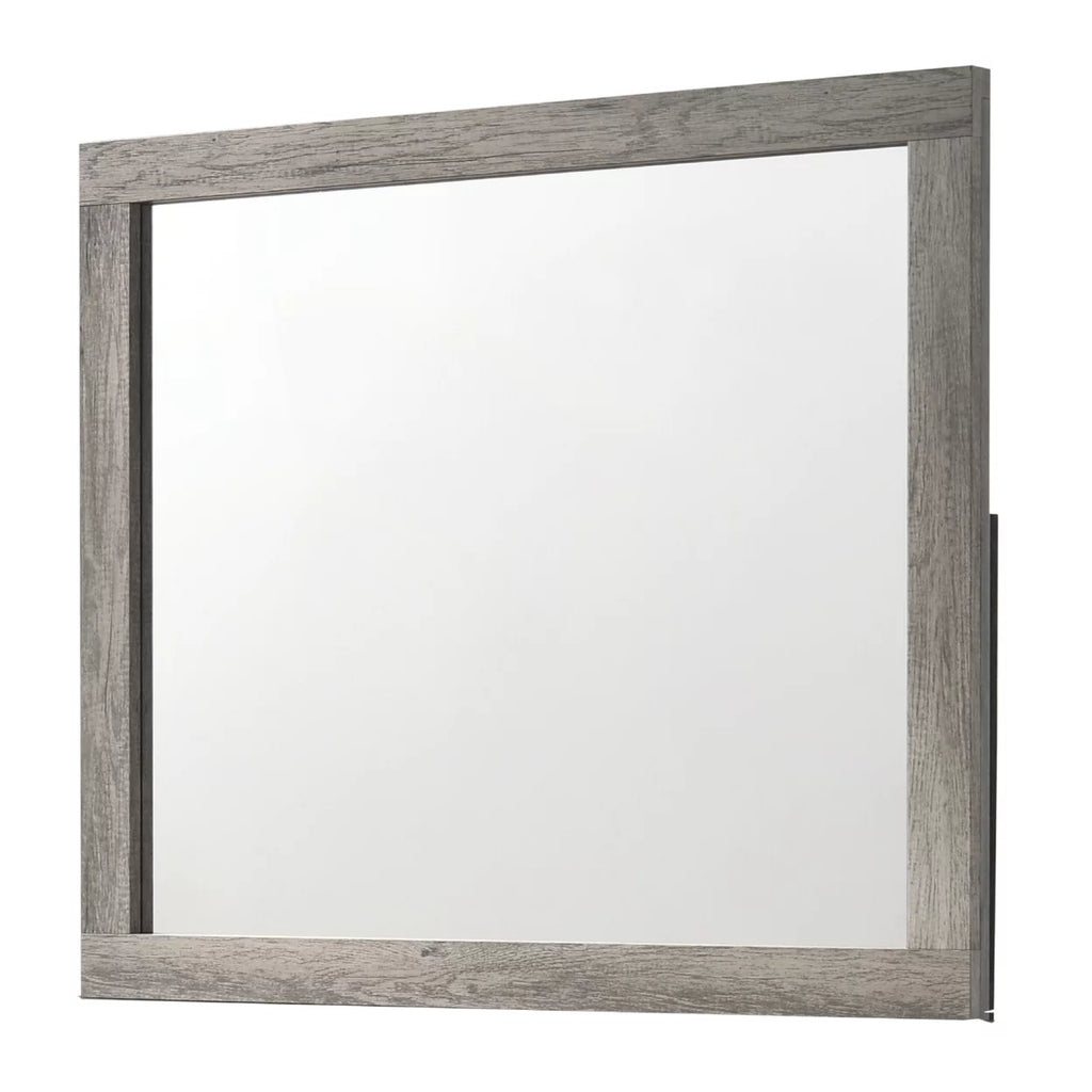 Rectangular Wooden Dresser Top Mirror U572